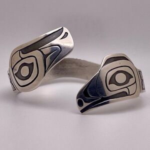 Lovebirds Eagle & Raven bracelet - 7 1/4 inch Odin Lonning